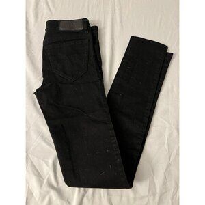 Diesel Jeans Womens Blue Skinzee Super Slim Skinny Regular Waist Stretch W25 L32